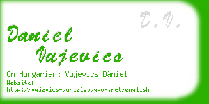 daniel vujevics business card