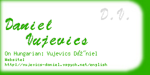 daniel vujevics business card